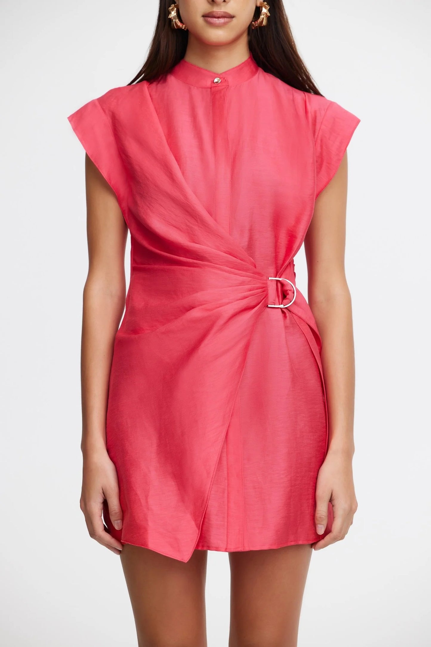 Acler | Remnar Mini Dress - Berry Pink