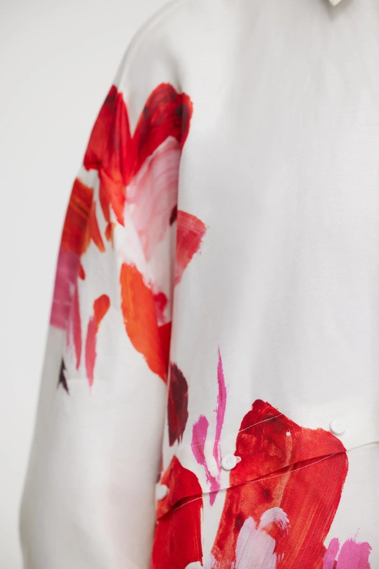 Acler | Chapelhill Shirt - Wildberry Bloom