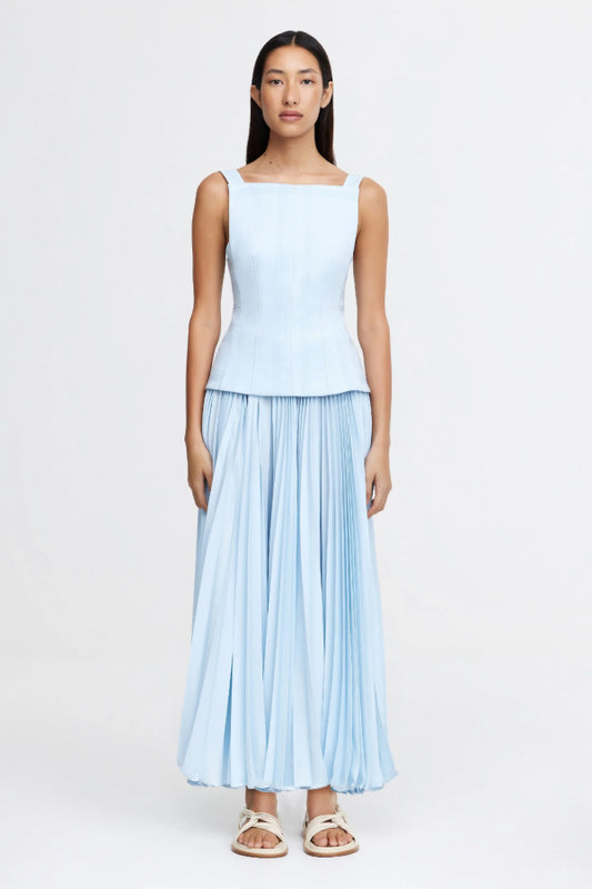 Acler | Hollinshill Maxi Dress - Baby Blue