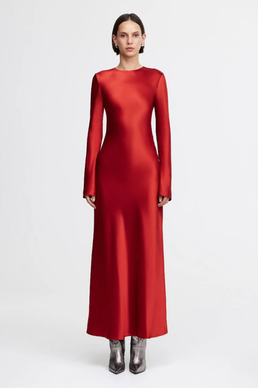 Acler | Salesbury Midi Dress - Burgundy