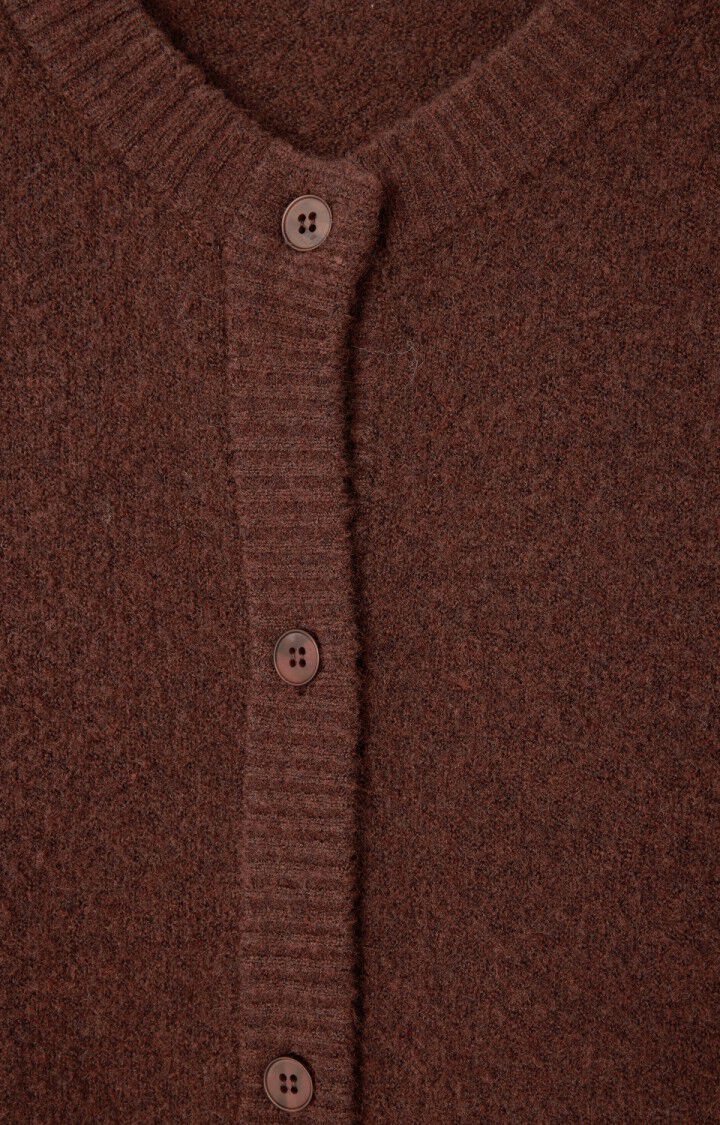 American Vintage | Damsville Cardigan - Brownie / Black Melange