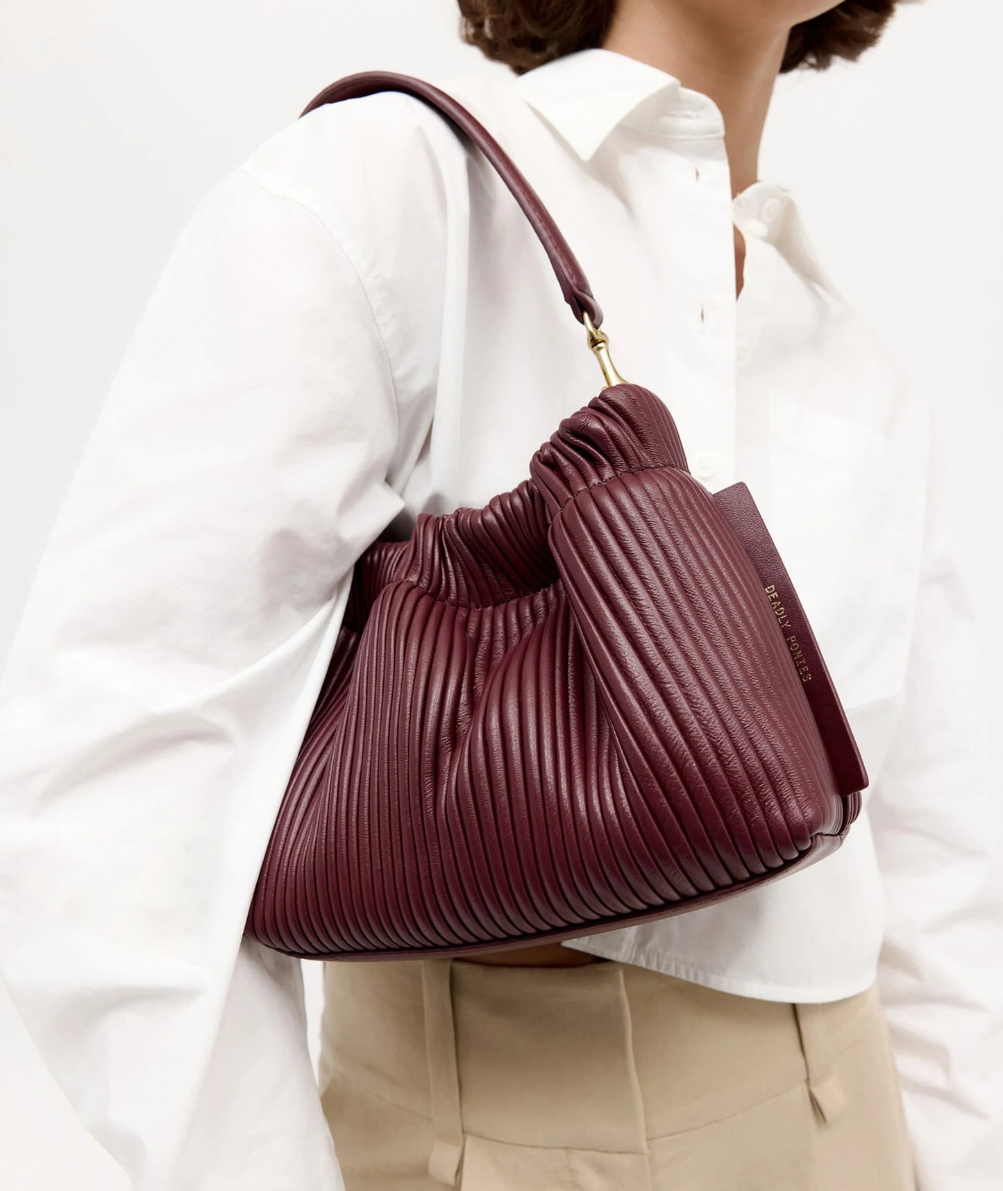 Deadly Ponies | Mr Cinch Mini Pleated - Claret