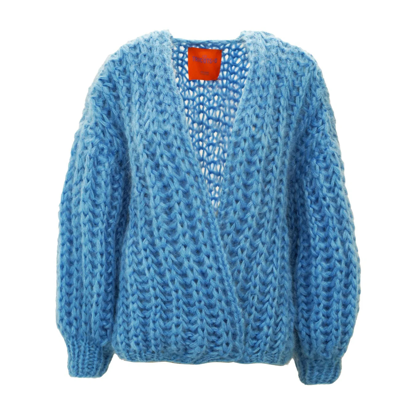 Les Tricots D'o | Audrey Rib Cardigan - Blue
