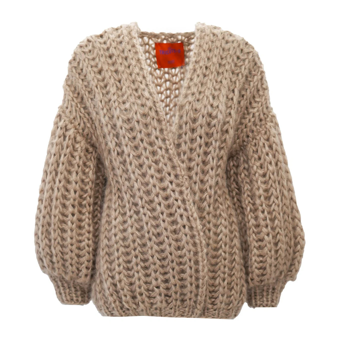 Les Tricots D'o |  Audrey Rib Cardigan - Beige