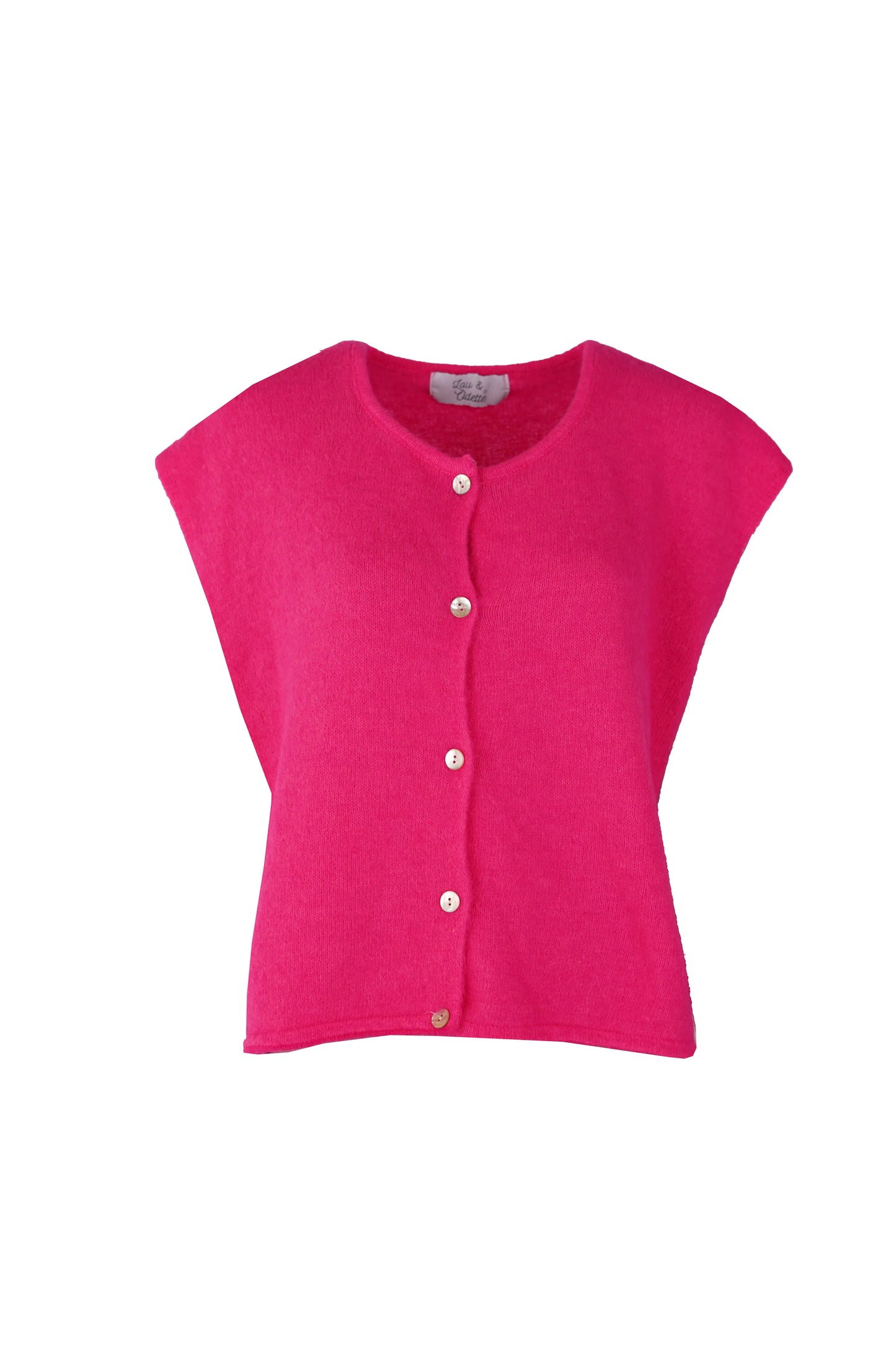 Lou & Odette | Demi Sleeveless Round Neck - Neon Pink