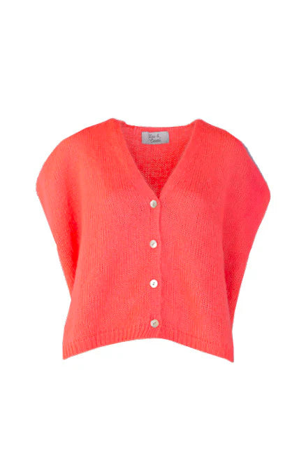 Lou & Odette | Elli Sleeveless V-Neck - Coral