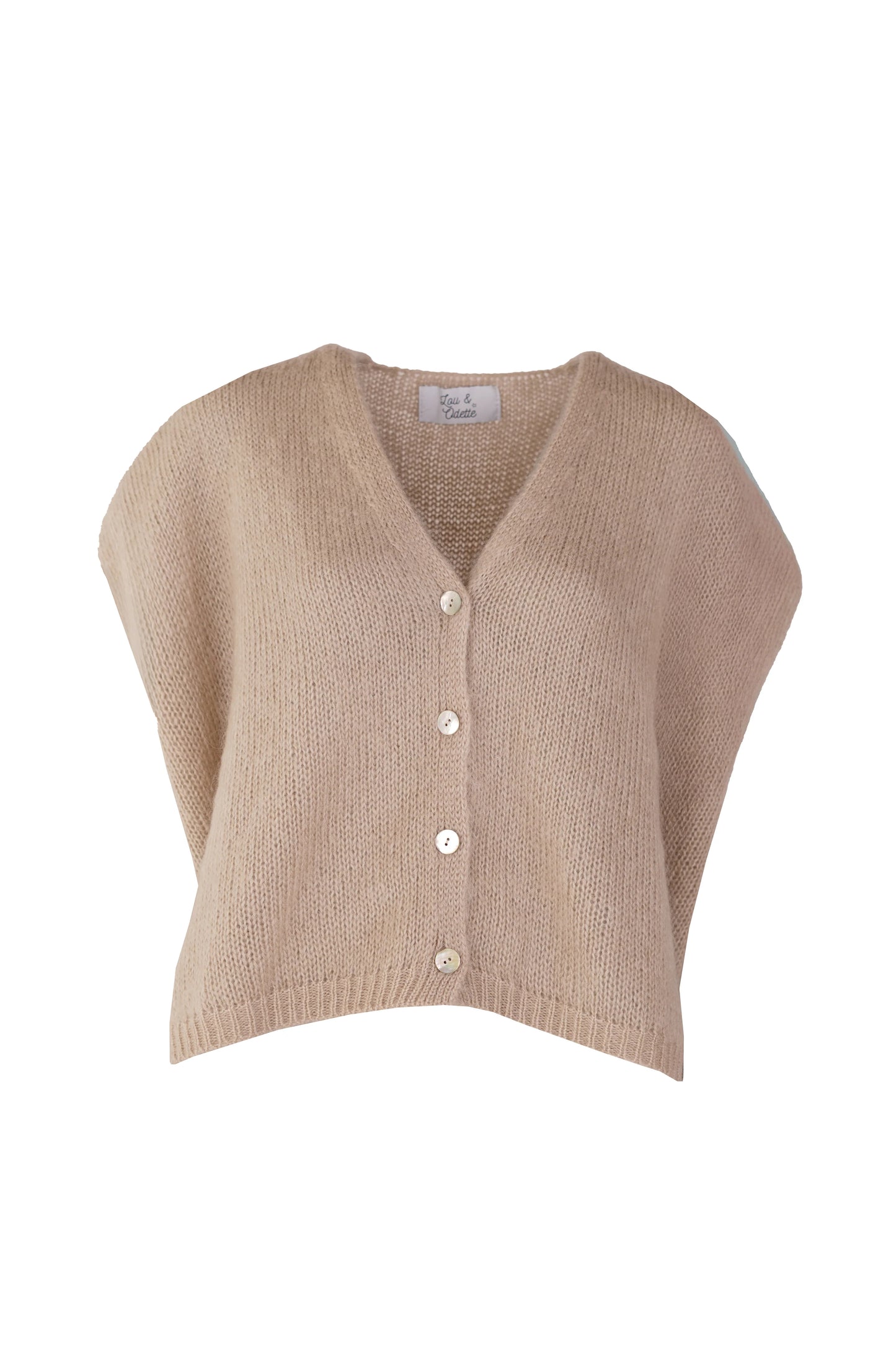 Lou & Odette | Elli Sleeveless V-Neck - Sand