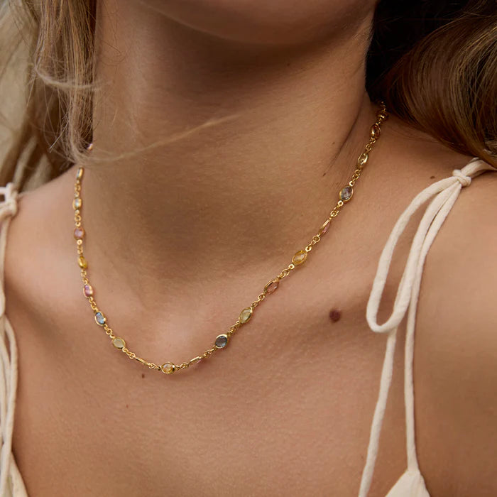 Agapée | Fruitera Primavera Necklace - Gold/ Multi