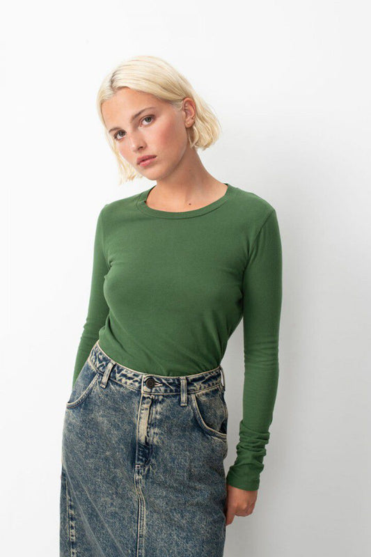 American Vintage | Gamipy Longsleeve Tee - Basil