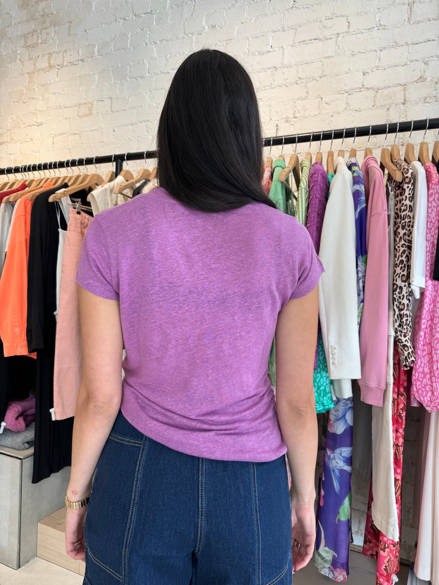 IRO Paris | Rodeo Tee-shirt - Magenta Purple