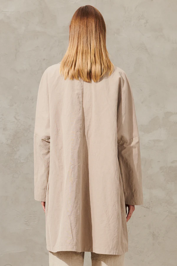 Transit Par Such | Longline Coat - Pearl Grey