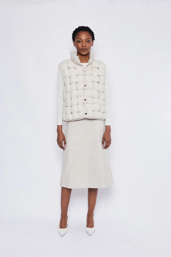 DEA | Woven Vest - Bone