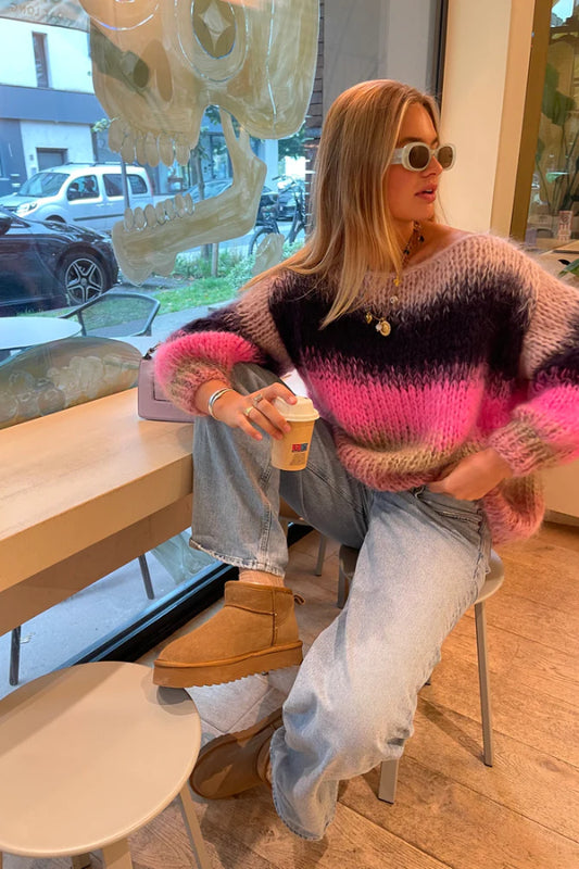 Les Tricots D'o | Ellie Mohair Pullover - Mulit