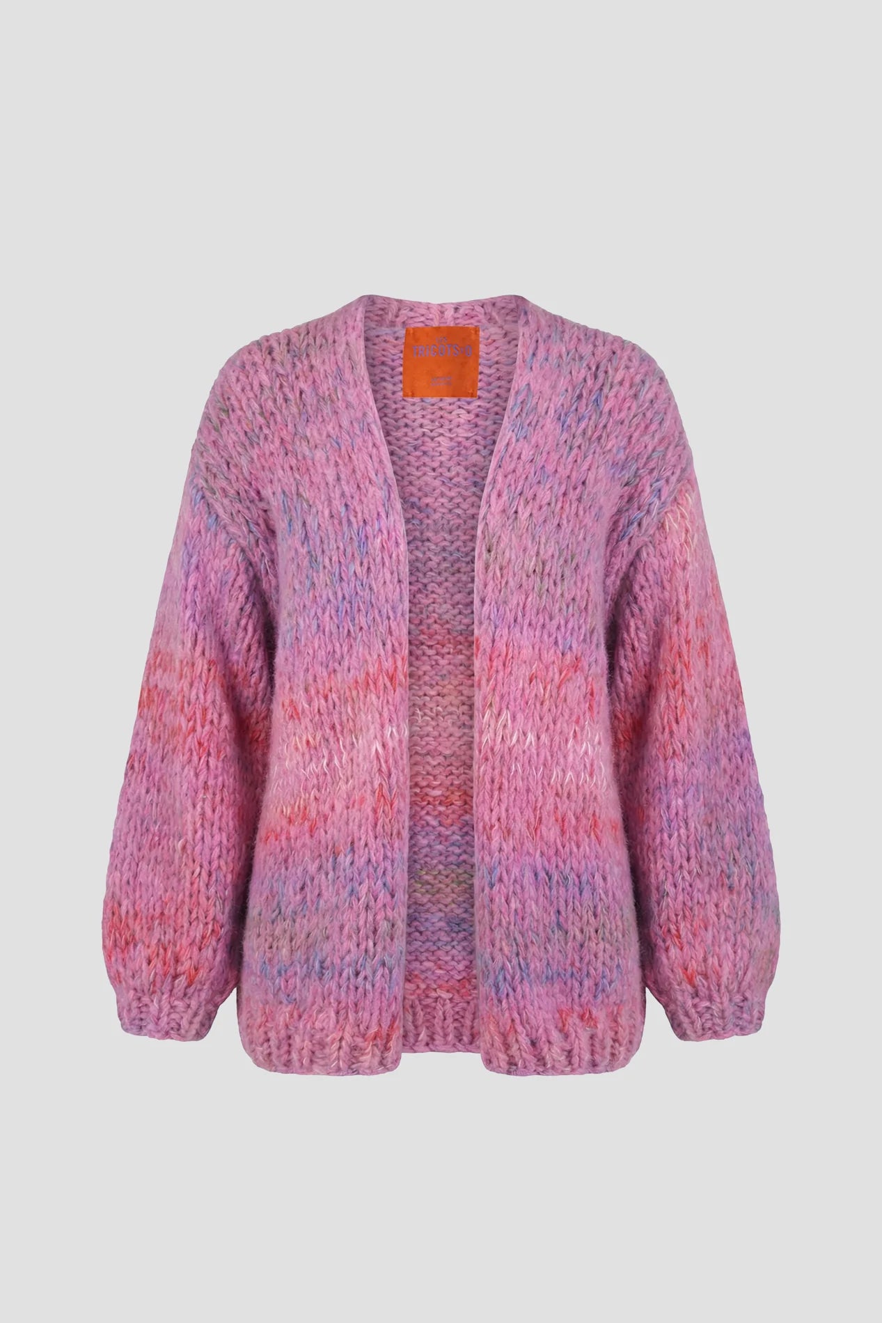 Les Tricots d'O | Isa Cardigan Short - Candy Pink Multi