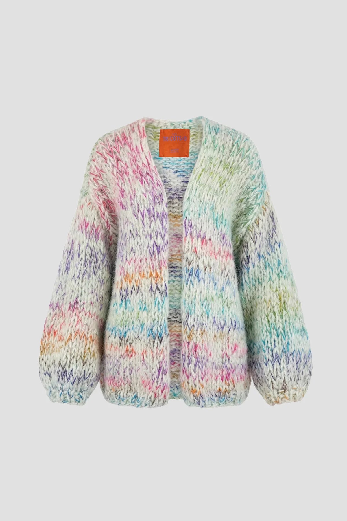 Les Tricots d'O | Isa Cardigan Short - Mint Multi