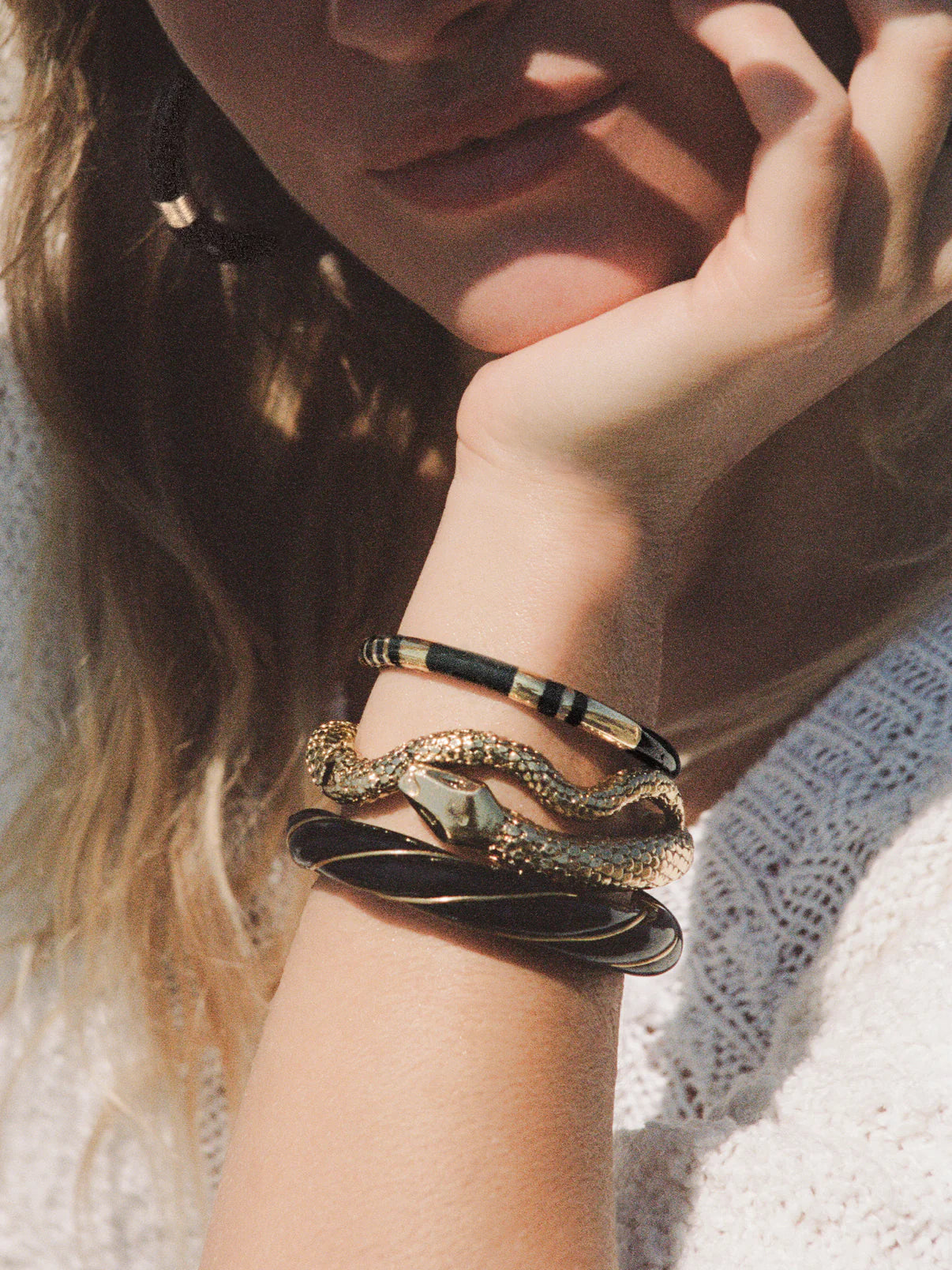 Aurélie Bidermann | Tao Serpent Bracelet - Gold