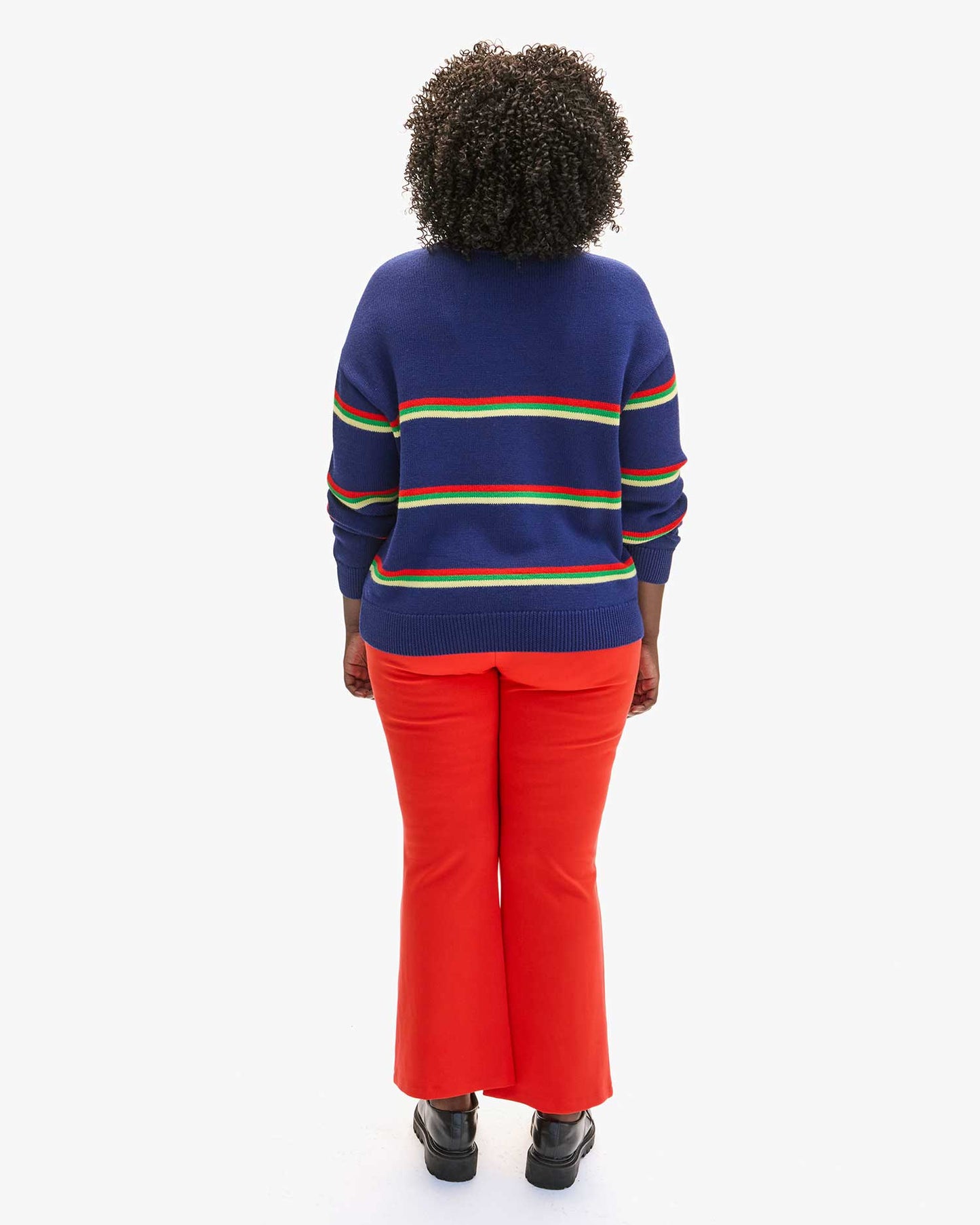 Clare V | Le flare Pant - Bright Poppy