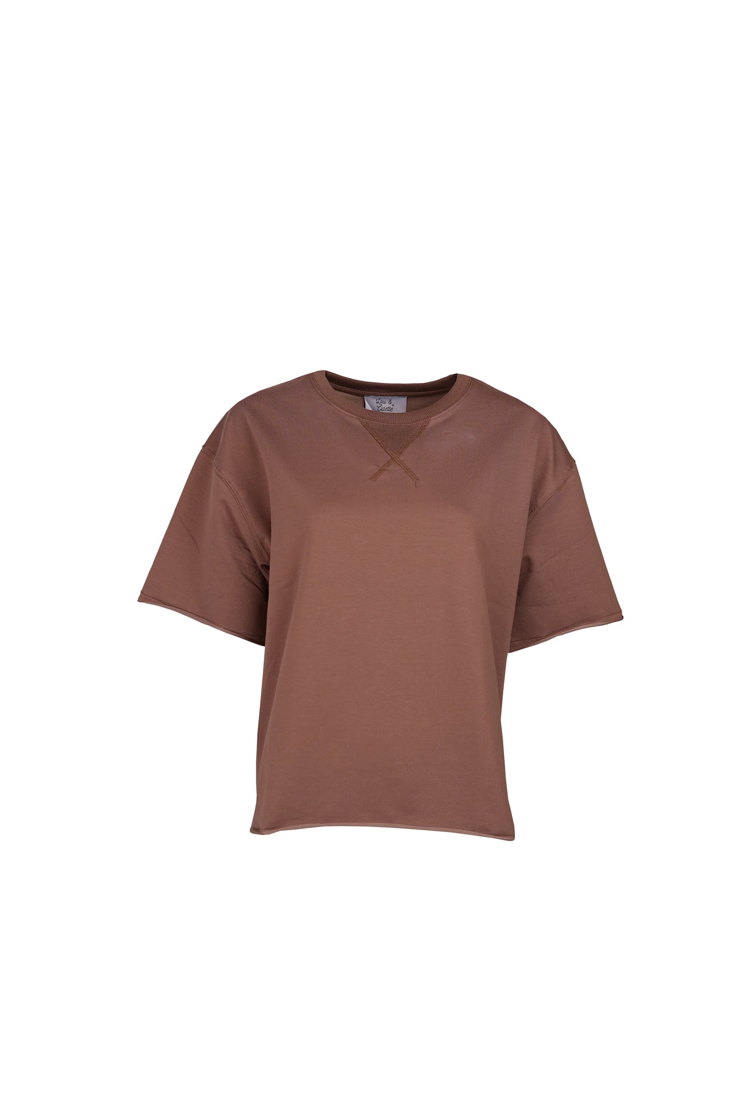 Lou & Odette | Lou Short Sleeve Sweatshirt - Taupe