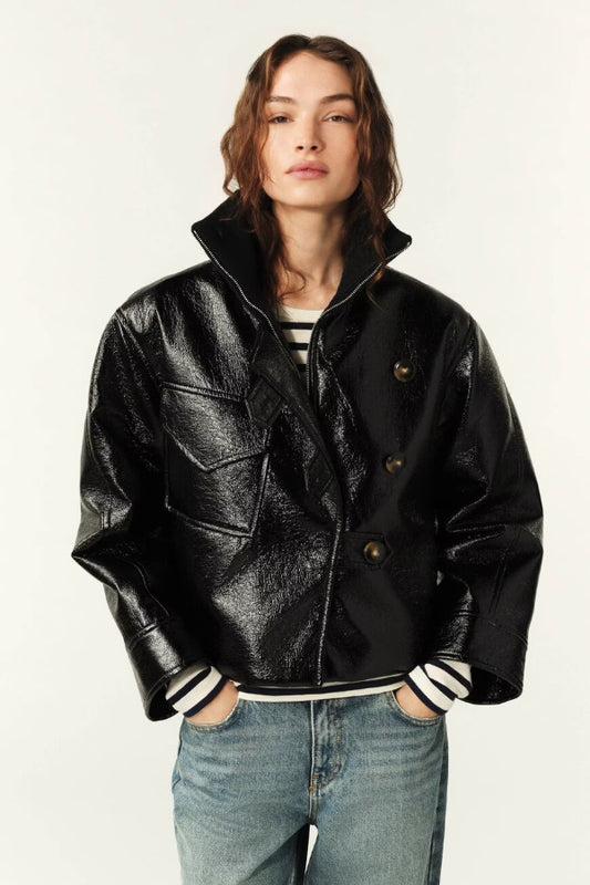 Ba&sh | Morina Jacket - Black Patent