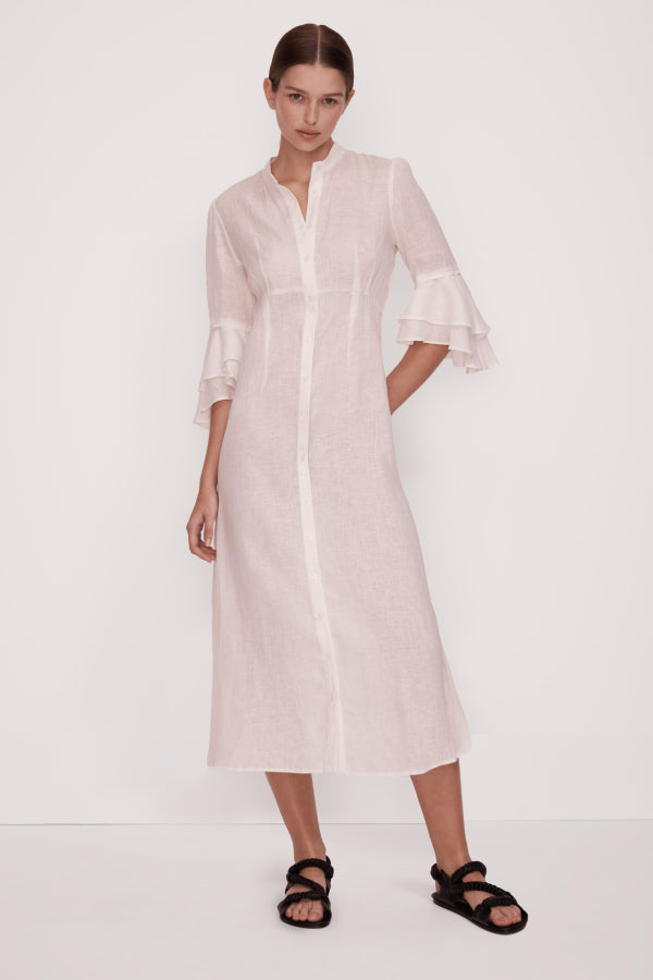 Morrison | Ellison Linen Dress - White