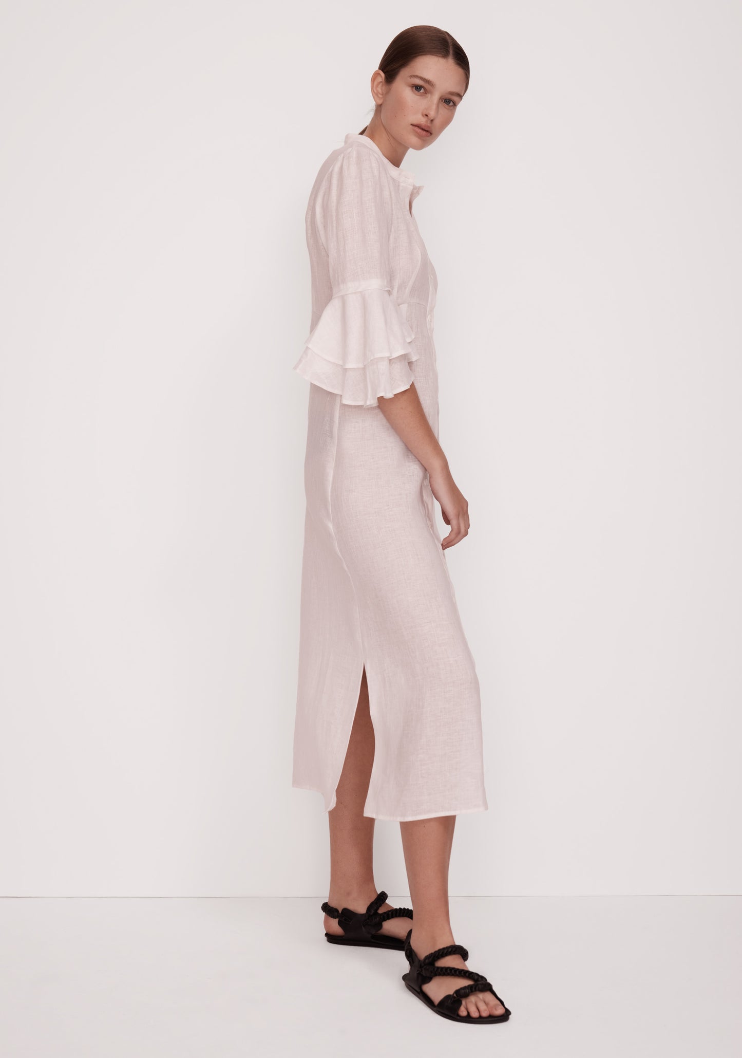 Morrison | Ellison Linen Dress - White