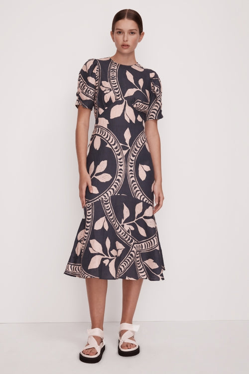 Morrison | Samira Linen Dress - Print