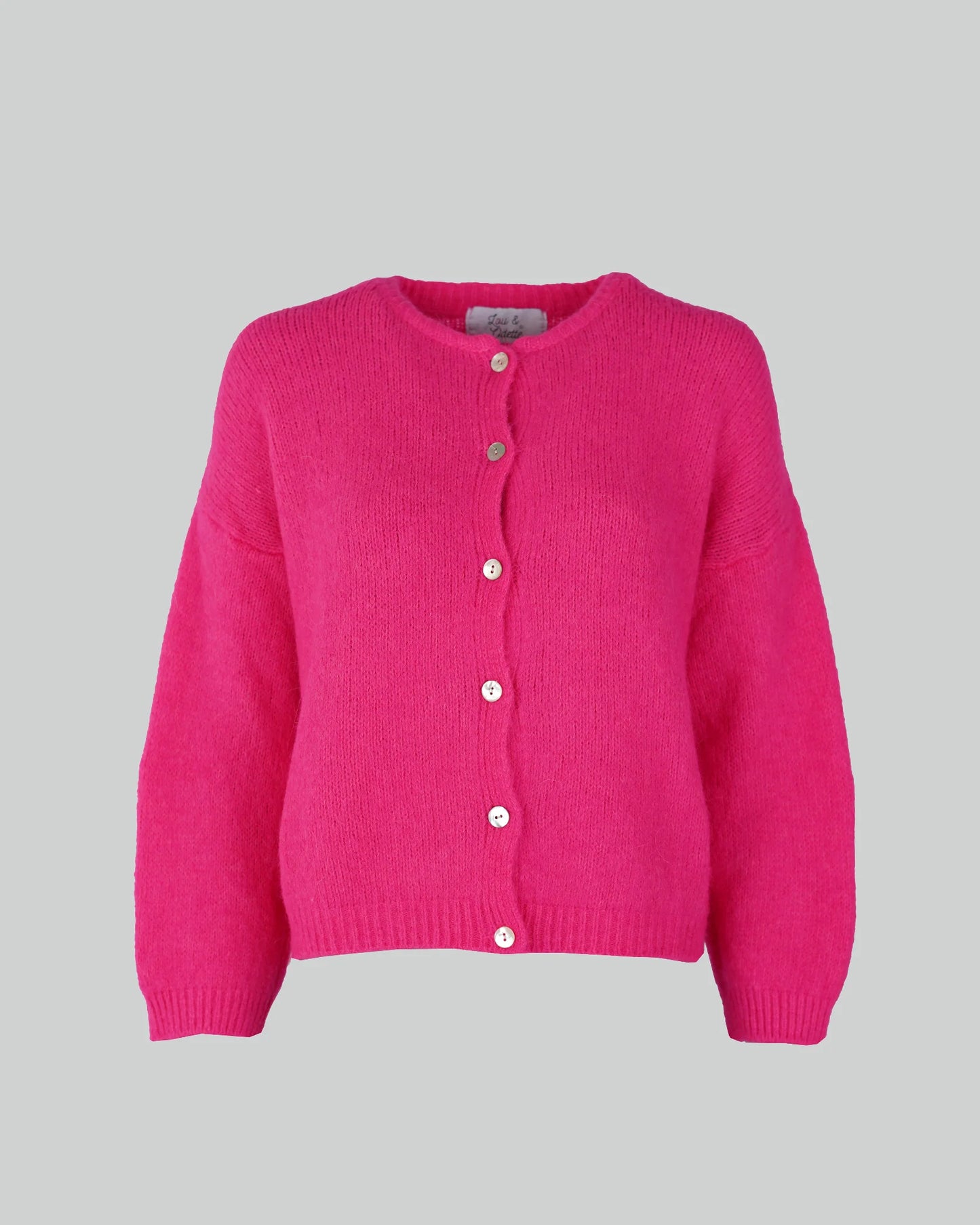 Lou & Odette | Nathalie Cardigan - Neon Pink