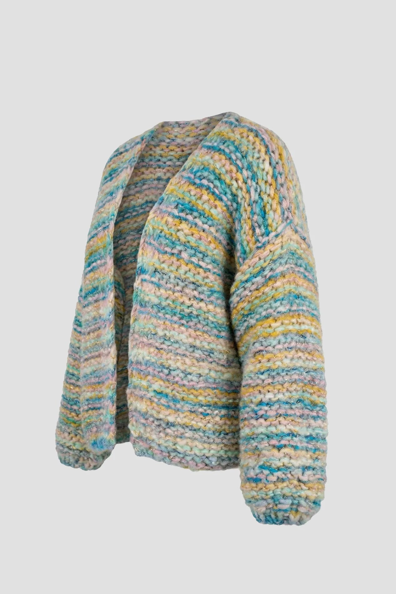 Les Tricots d'O | Nina Cardigan - Blue Multi