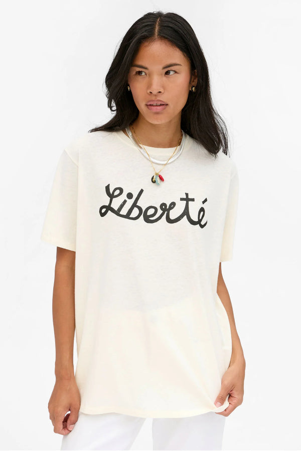 Clare V. | Original Tee Liberte - Cream