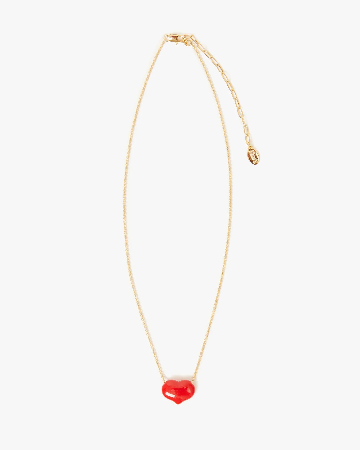 Clare V. | Petite Mylar Necklace - Poppy