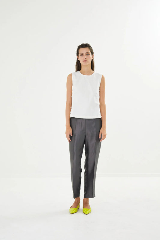 Rabens Saloner | Nura Pant - Gunmetal