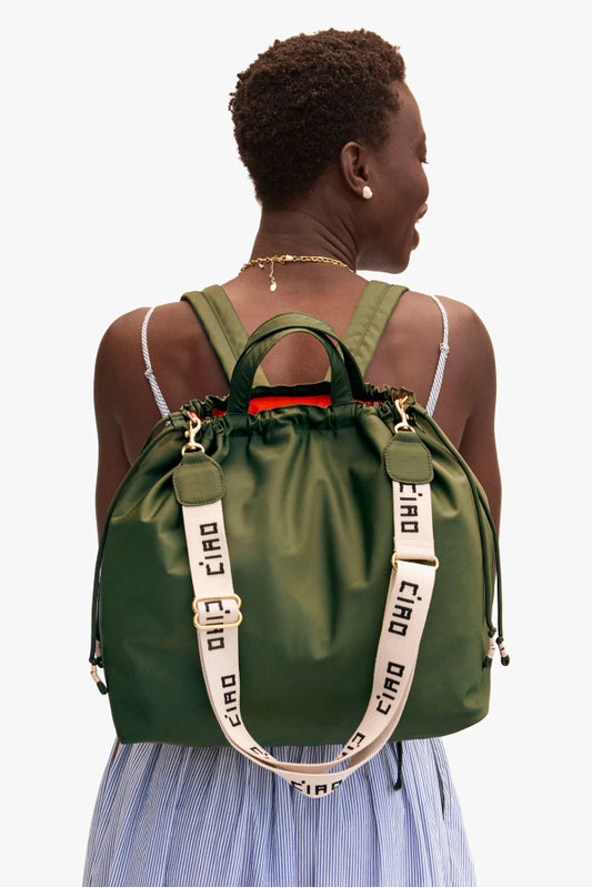 Clare V. | Sac Tout Backpack - Army