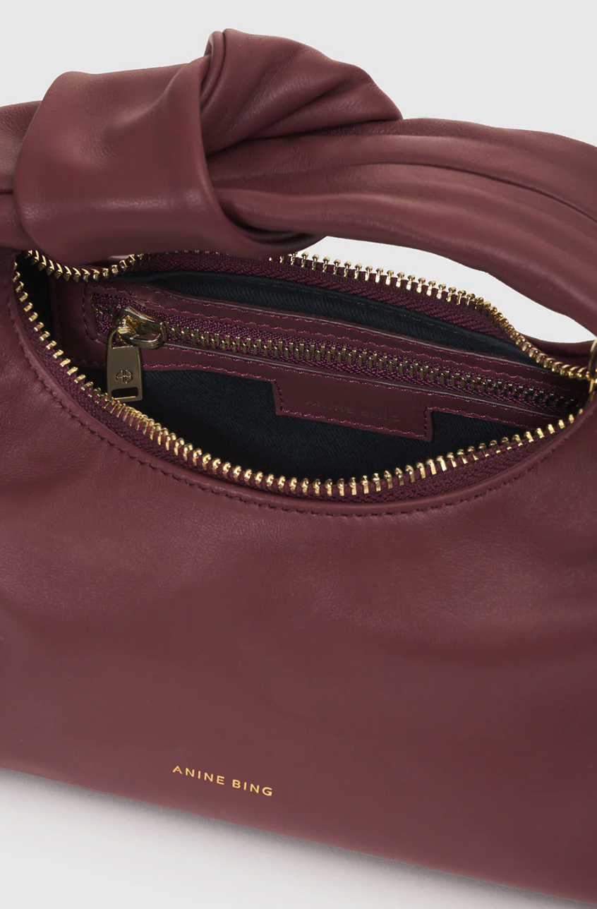 Anine Bing | Mini Grace Bag - Dark Cherry