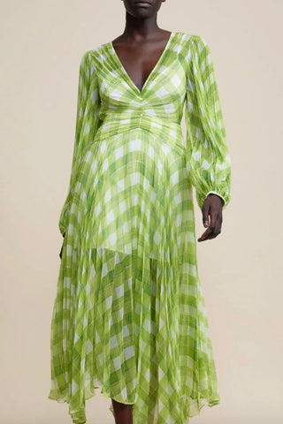 Acler | Astone Midi Dress - Watercolour Stripe
