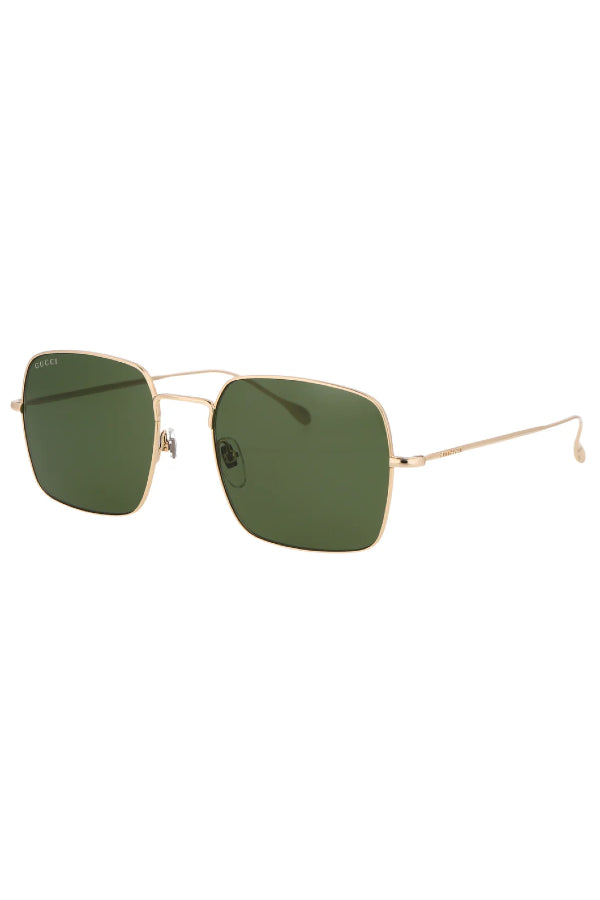 Gucci | GG1195SK004 Large Square Frames - Green/Gold