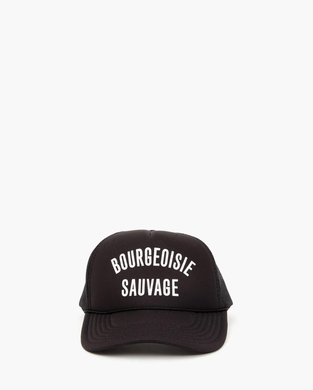 Clare V | Bourgeoisie Sauvage Trucker Hat - Black