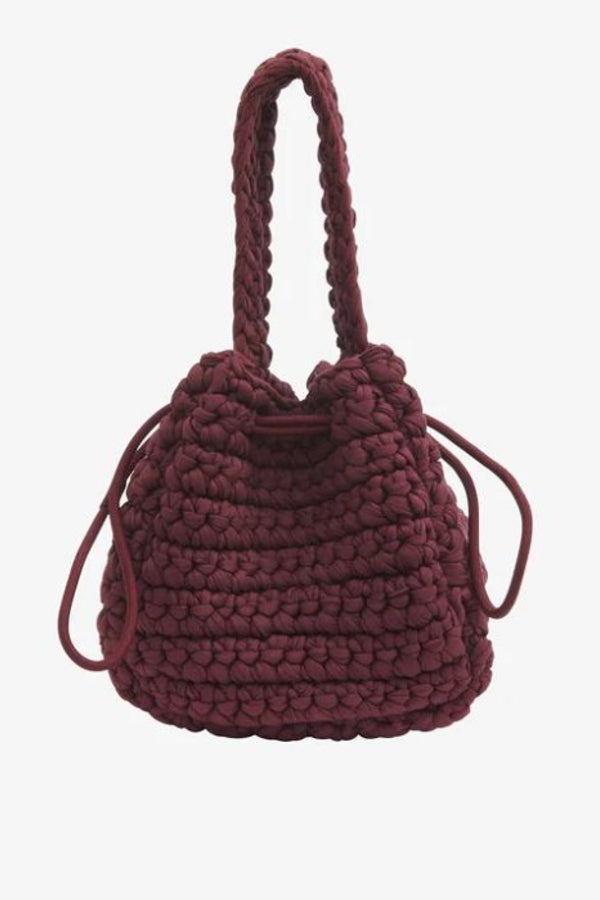 HVISK | Luna Crochet Bag - Burgundy Revival