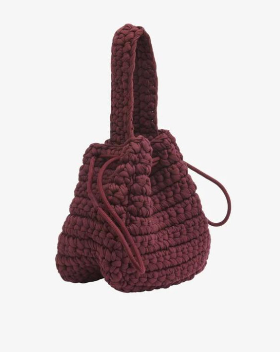 HVISK | Luna Crochet Bag - Burgundy Revival