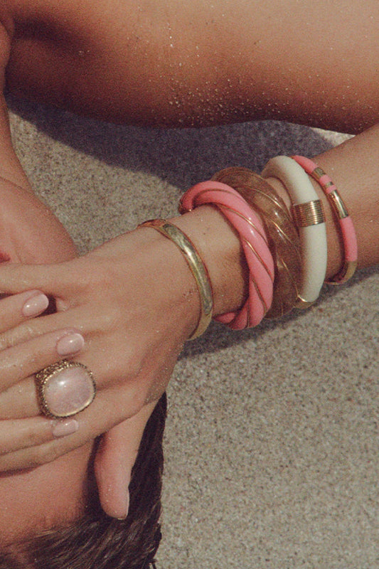 Aurélie Bidermann | Diana Bracelet - Rose Corail