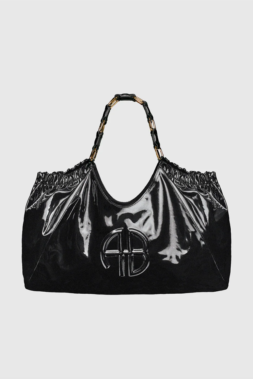 Anine Bing | Kate Tote - High Shine Black