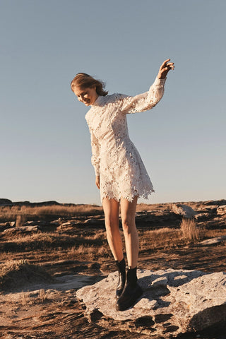 Morrison | Benita Linen Dress - Cobalt