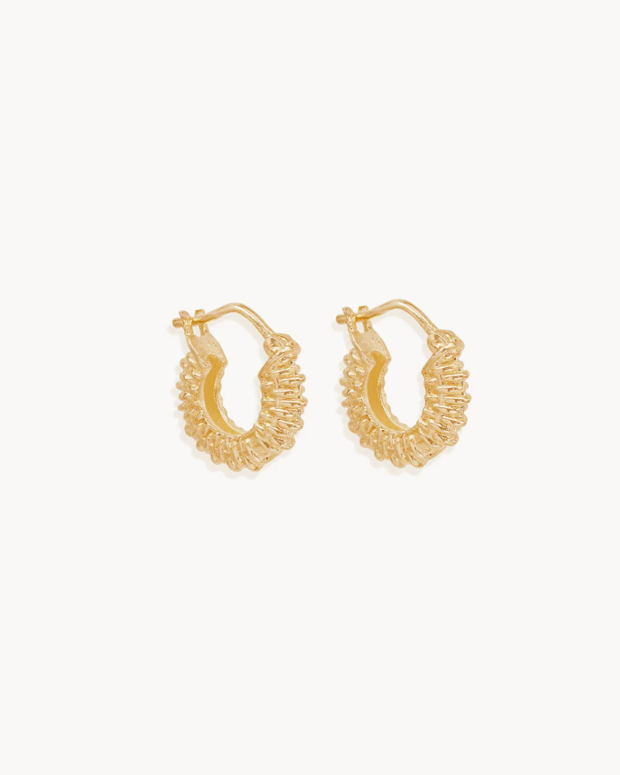 By Charlotte | Weave Your Magic Small Hoop - Gold