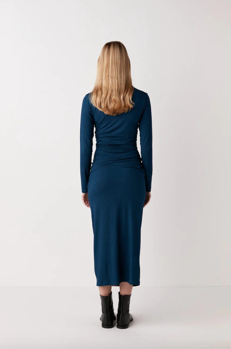 Rabens Saloner | Lykka Dress - Indigo Combo