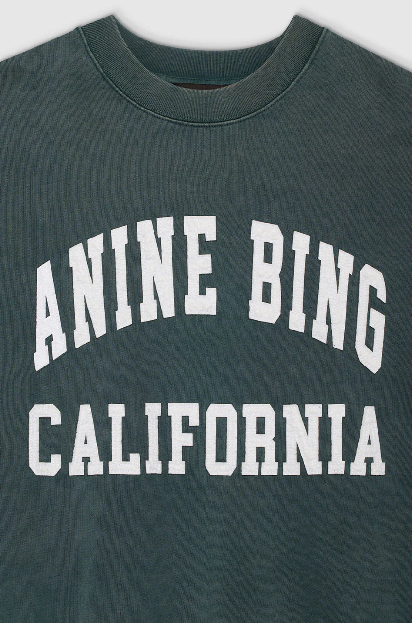 Anine Bing | Miles Bing Sweatshirt - Dark Sage