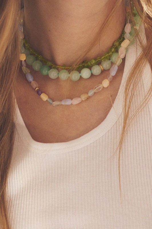 Anni Lu | Ball Necklace - Seafoam