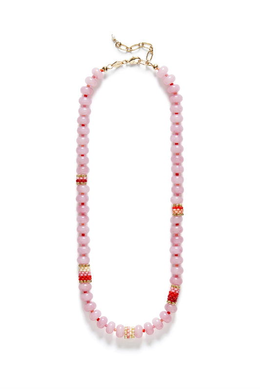 Anni Lu | Barrel Necklace - Rose Blush