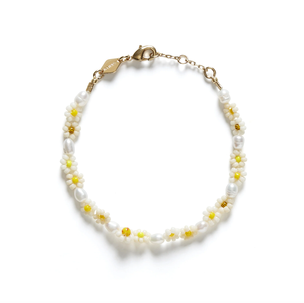 Anni Lu | Daisy Flower Bracelet - Gold