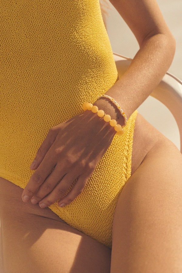 Anni Lu | Daisy Flower Bracelet - Gold
