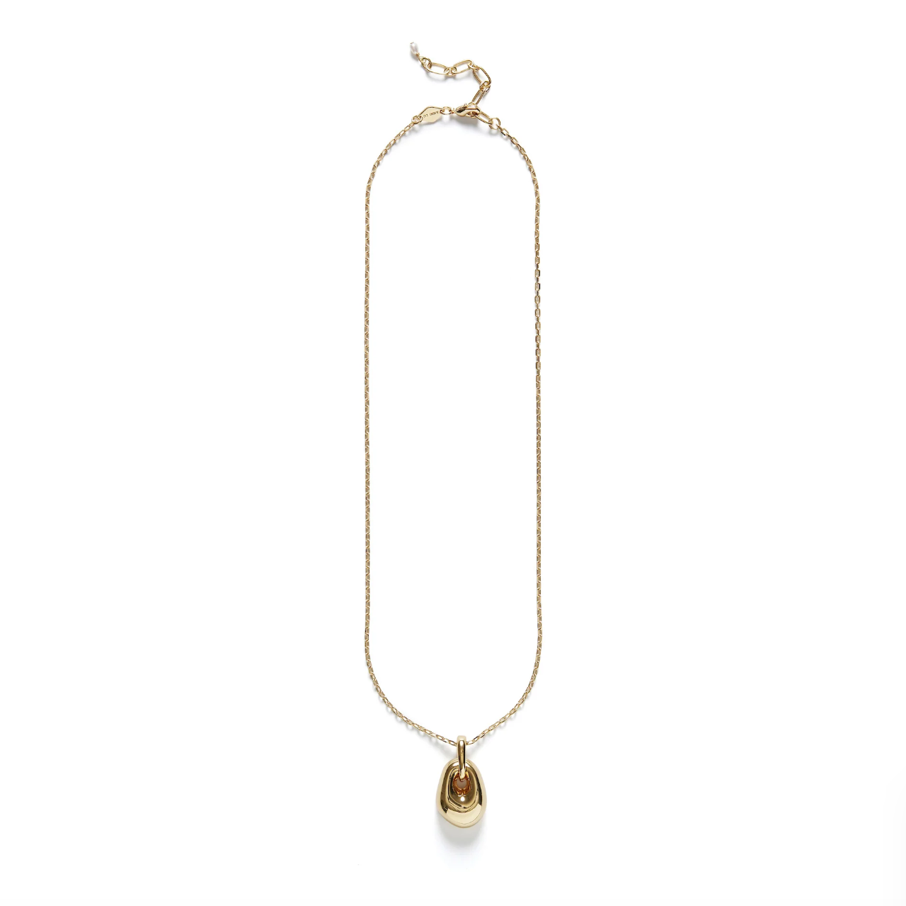 Anni Lu | Golden Pebble Necklace - Gold