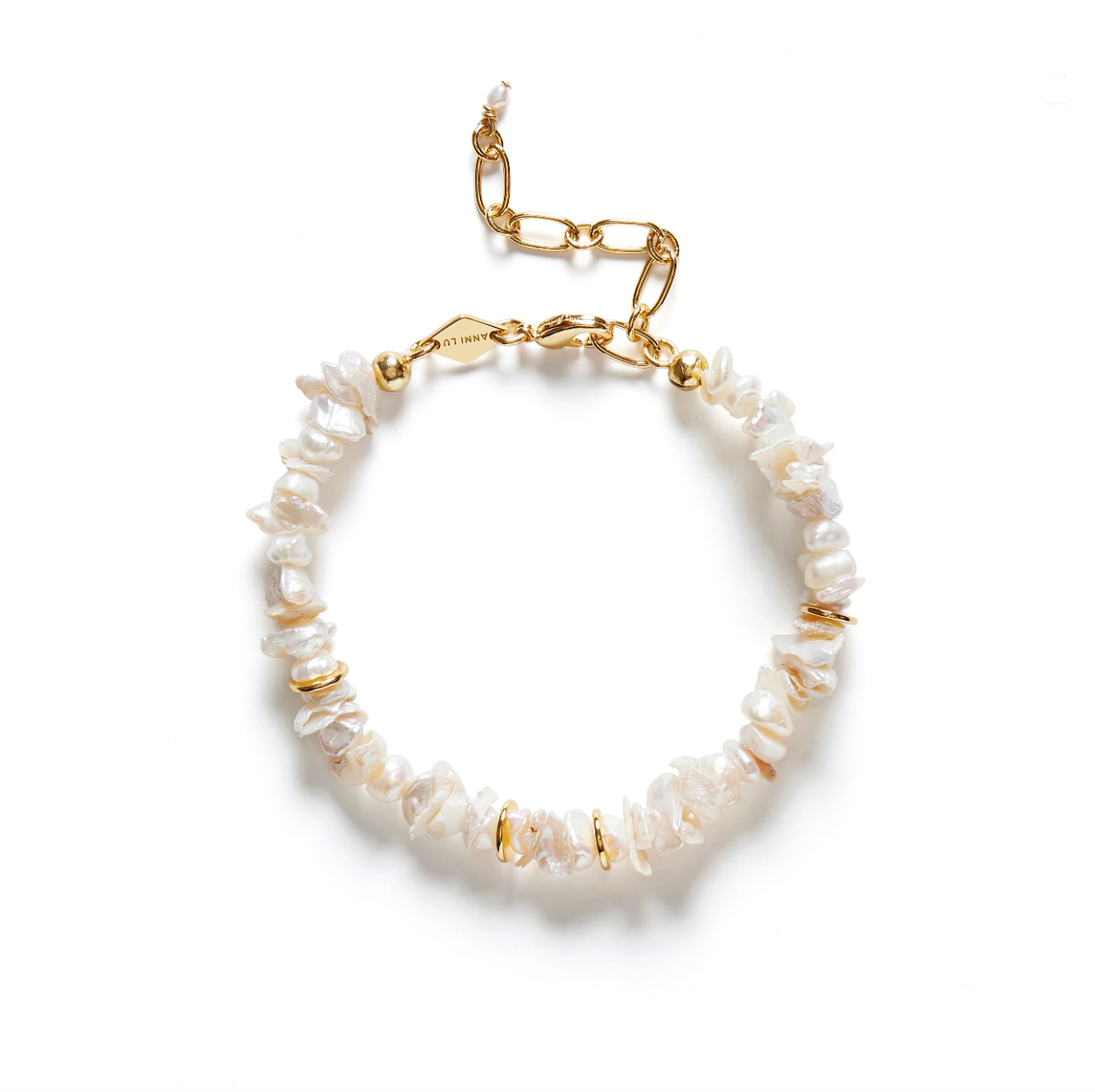 Anni Lu | Pearl Power Bracelet - Gold